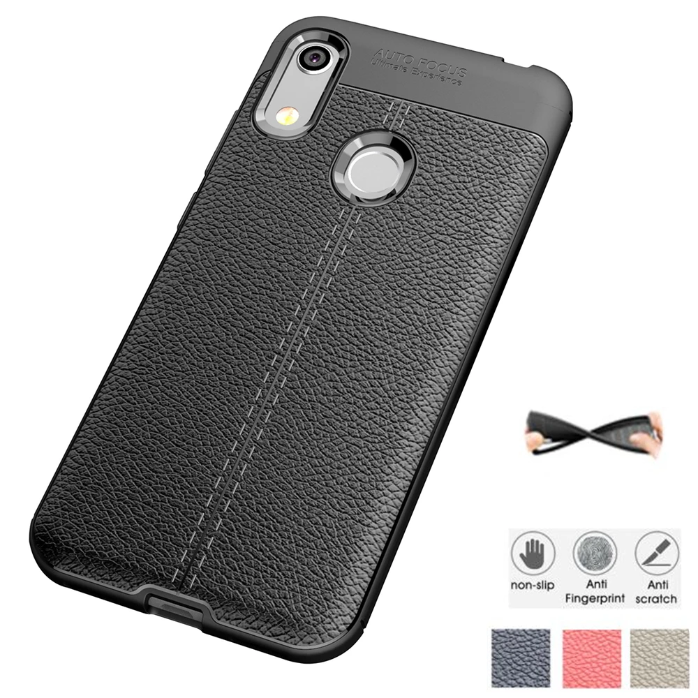 

Carbon Fiber Case For Huawei Honor 8A / Huawei Honor V20 Case Soft Cover For Huawei Honor 8A Phone Coque Funda Etui Accessory