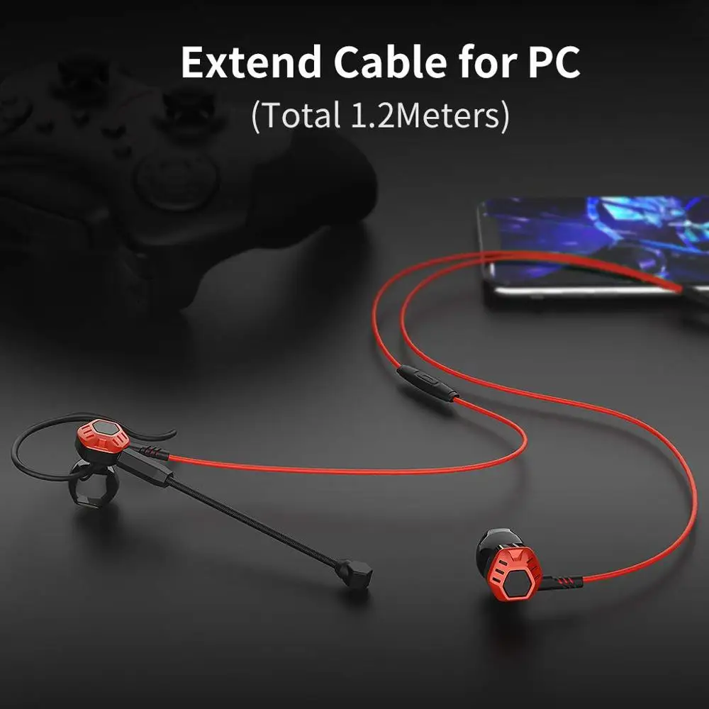 FEIKU Gamer наушники вкладыши портативные Супер бас стерео G100 игровая гарнитура с