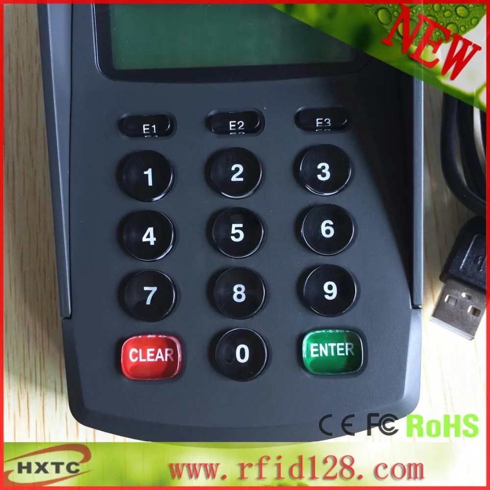 Usb ACSII формат 15 клавиши клавиатуры цифровой клавиатурой Numpad / Pin Pad с жк подключить