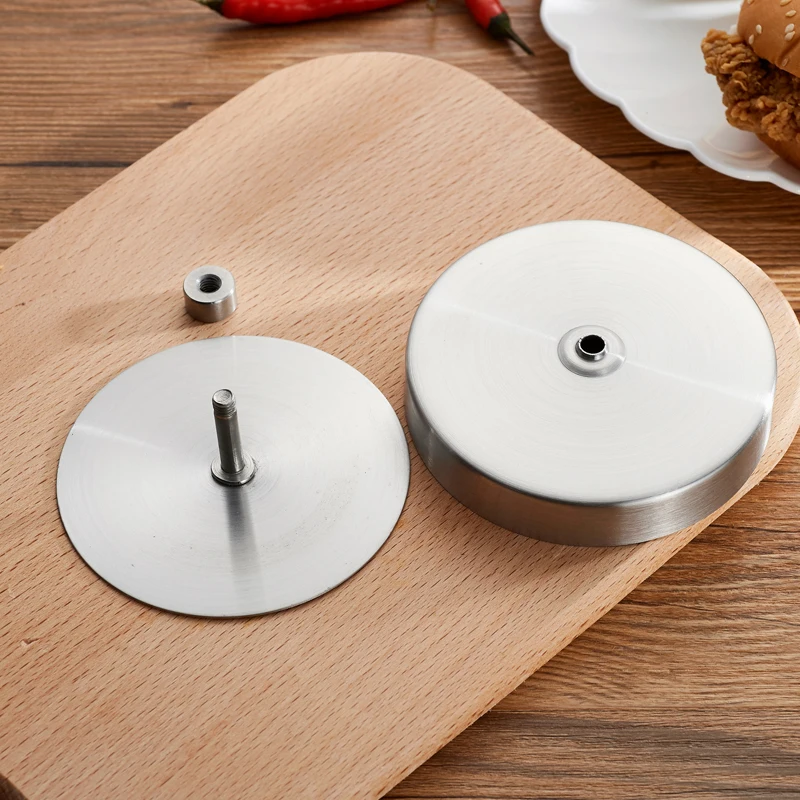 Пресс для гамбургеров из нержавеющей стали 3 7 дюйма|burger mold|diy hamburgerstuffed burger press |