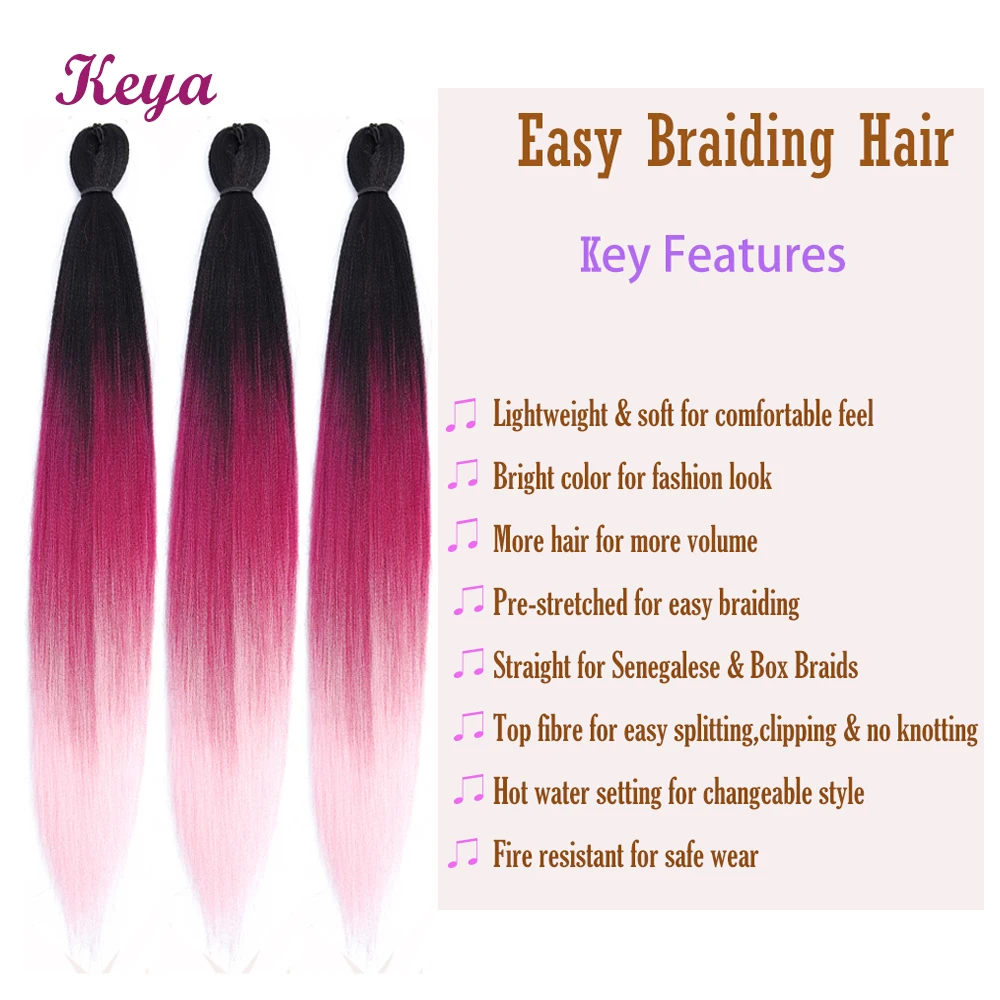 Новинка Джамбо косички легкие плетеные волосы 24 дюйма Омбре вязаные крючком