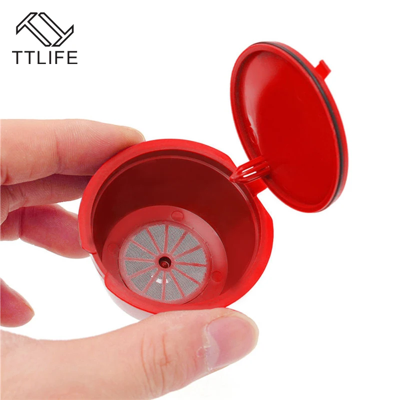 TTLIFE 3 шт. многоразового combinacapsule Кофе капсула Nescafe Dolce Gusto пользования Fliters фильтр + 1