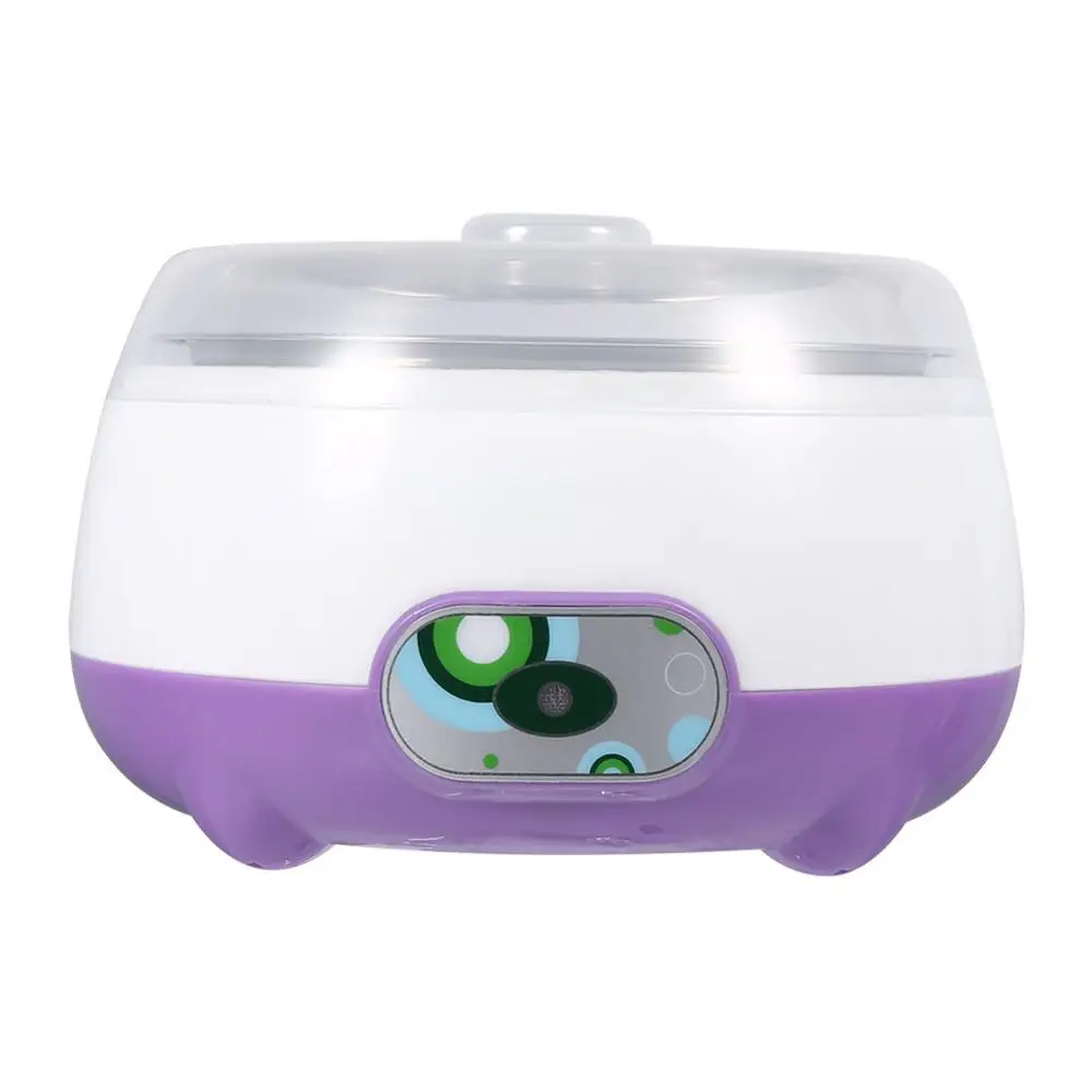 Purple Йогурт Электрический автоматический йогурт beker машина из нержавеющей стали лайнер 1Л емкость yoghurt DIY инструмент кухонная техника Горячая - Цвет: Purple