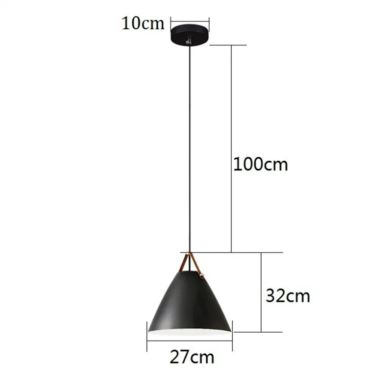 Черный подвесной светильник s Φ современный для комнаты бара домашний кабинета