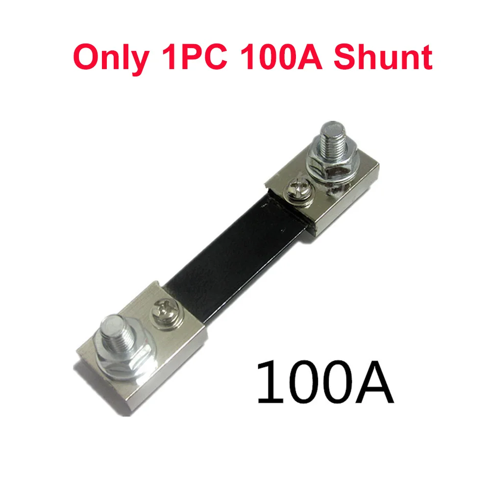 only 100A SHUNT DC 100 в 10A 50A 100A мини 0,28 дюймов светодиодный цифровой вольтметр Амперметр вольтамперметр Амперметр Напряжение индикатор тестер - Цвет: only 100A SHUNT