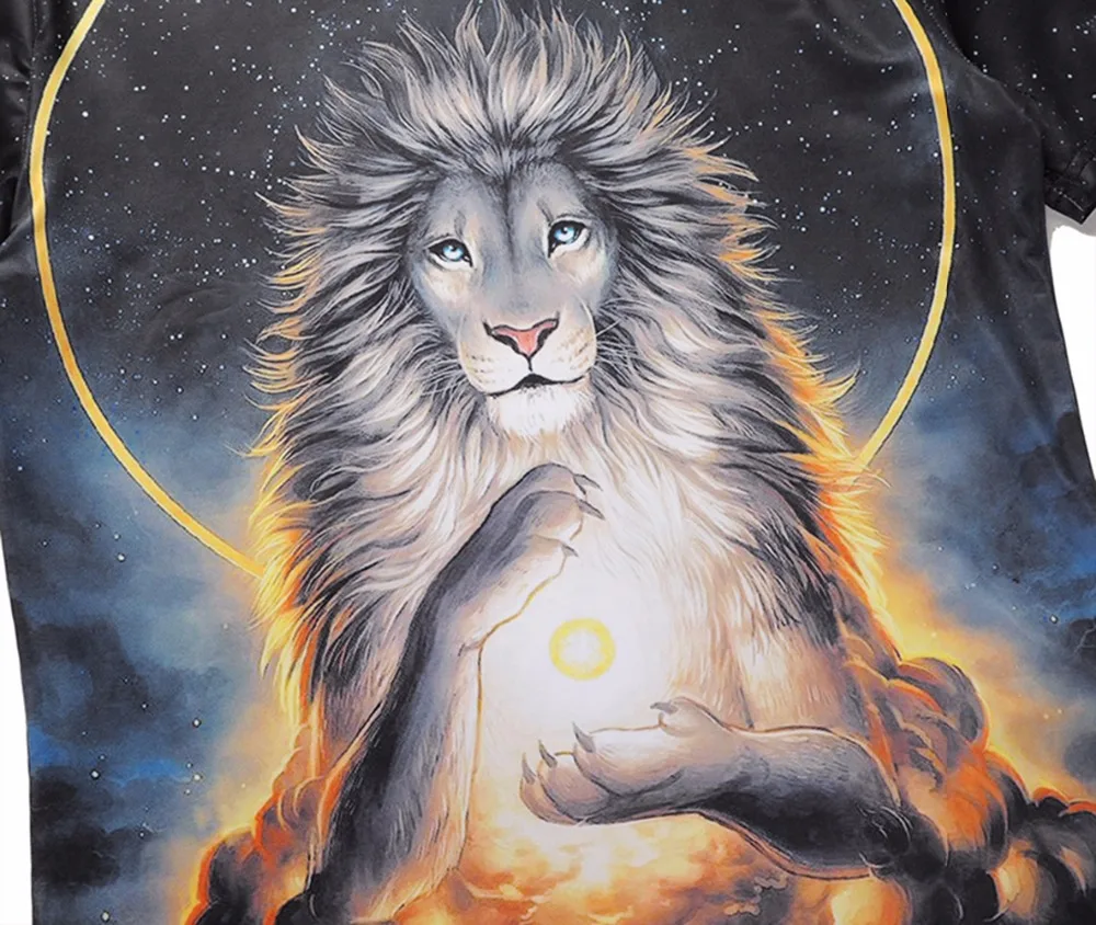 2018 новые летние 3D печати прикольную футболку Для мужчин короткий рукав хлопок