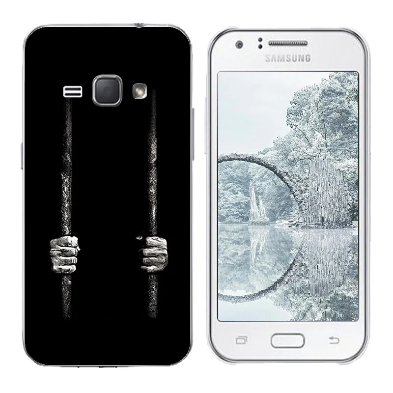 Чехол для Samsung J1 2016 мягкий чехол из ТПУ Fundas J120F SM-j120f/ds силиконовые чехлы с принтом