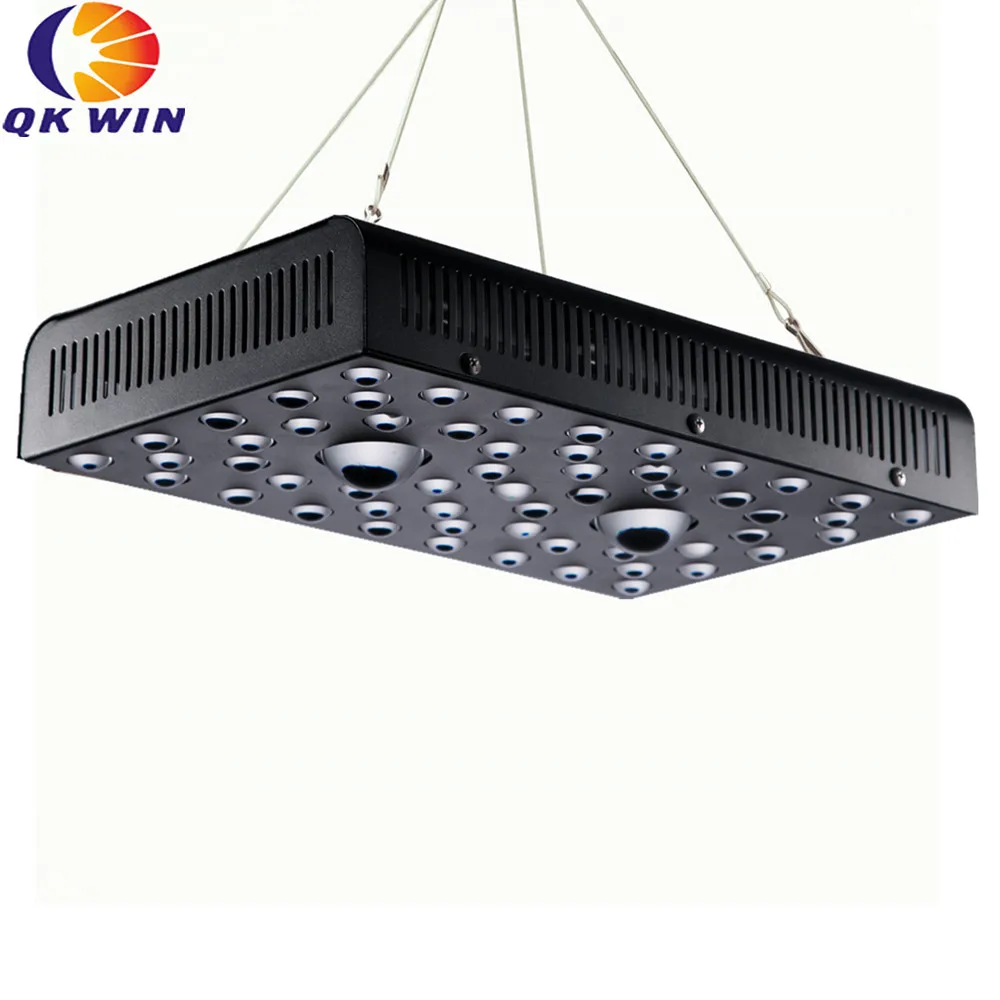 Qkwin high end COB led grow light 1200 Вт для 195 Вт реальная мощность Bridgelux чип COB 190 Вт истинная мощность двойной объектив для высокого номинального значения
