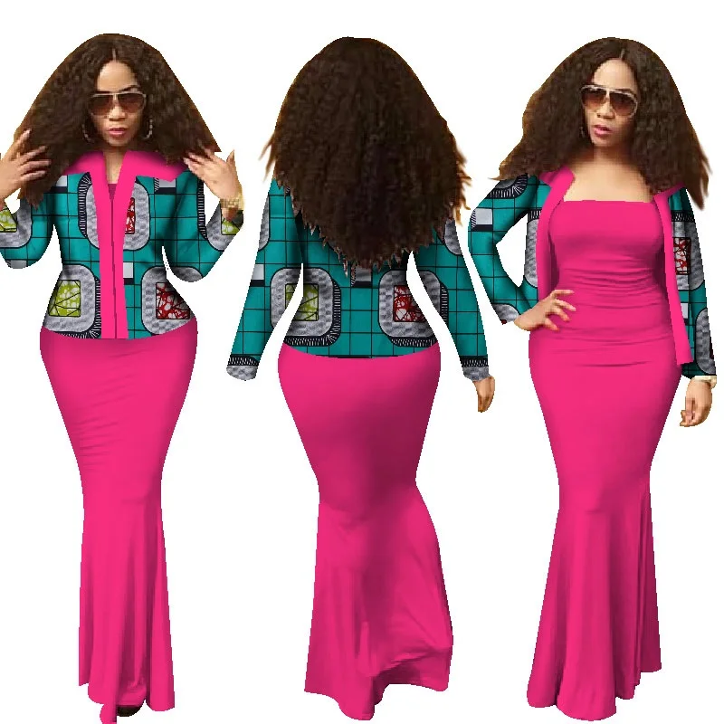 African Bazin Riche Dresses Women African Clothing Direct Selling Special Offer 2019 Cotton Batik Print Dress