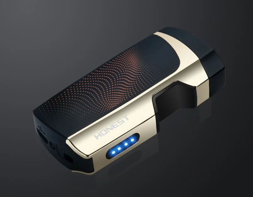 Новейшая USB Зажигалка двойная дуга плазменная Зажигалка Лазерная сенсорная Индукционная ветрозащитная анти-капля Lgnition сигарета гаджет для мужчин