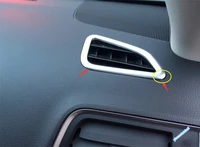 lapetus car styling air conditioning outlet vent frame cover trim 4 pcs set fit for subaru outback 2015 2016 abs