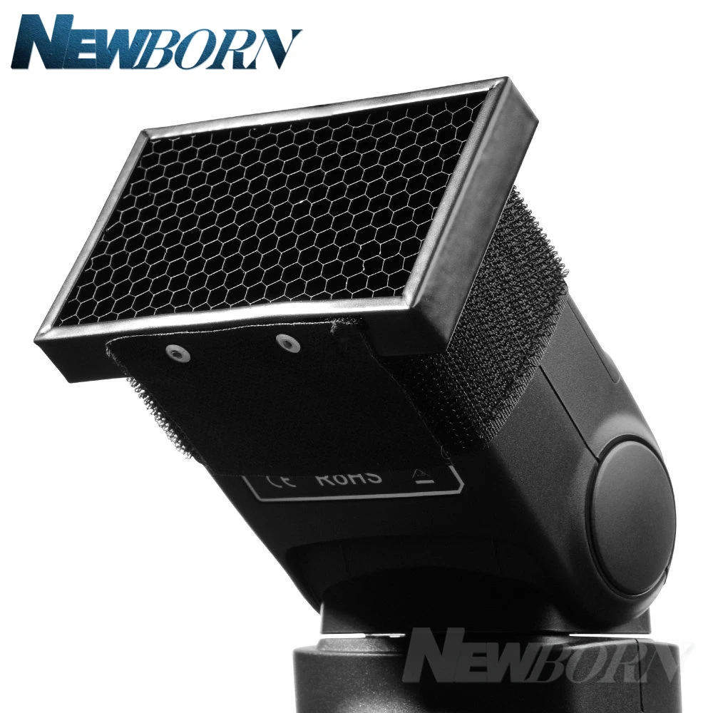 Софтбокс с рассеивателем для вспышки 15x17 см + подставка типа B Snoot 20 цветных гелей