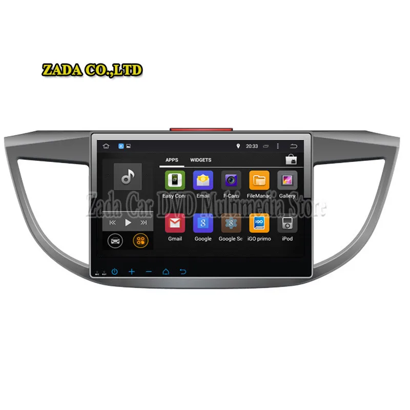 NaviTopia 10 1 дюймов Octa Core 4 ГБ Android 8 0/Android 7 автомобиль DVD gps для HONDA CRV 2012 Поддержка