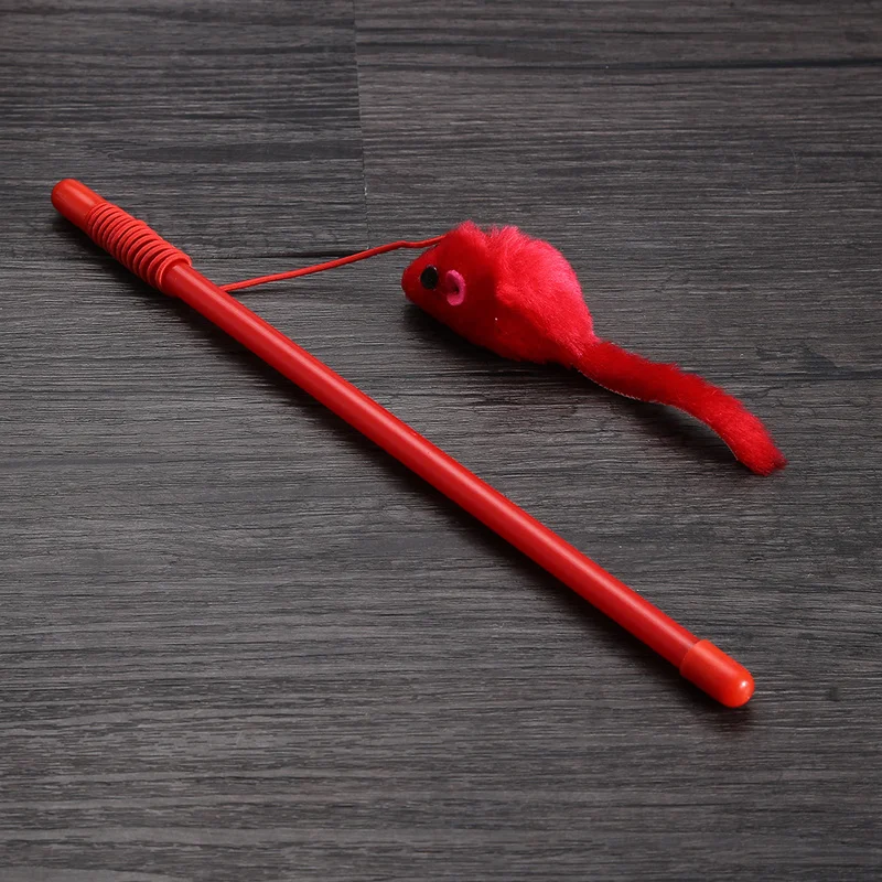 1 шт. практичные забавные палочки для кошек в форме мыши игрушки долговечный