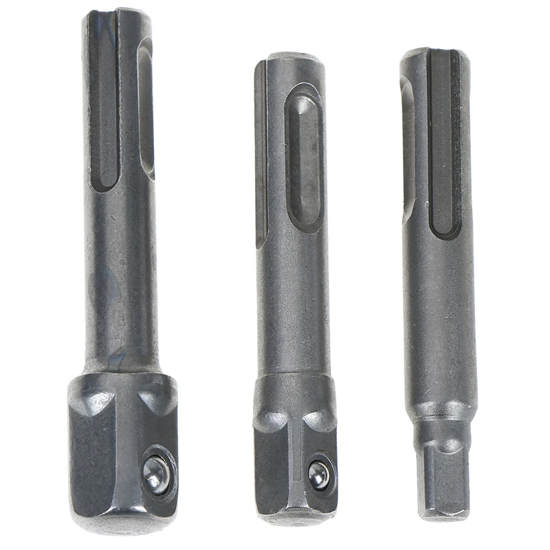 

3 pcs/set Sds Socket Driver Set 3/8 1/4 1/2" Hex Shank Converter Drill Bit Adaptor