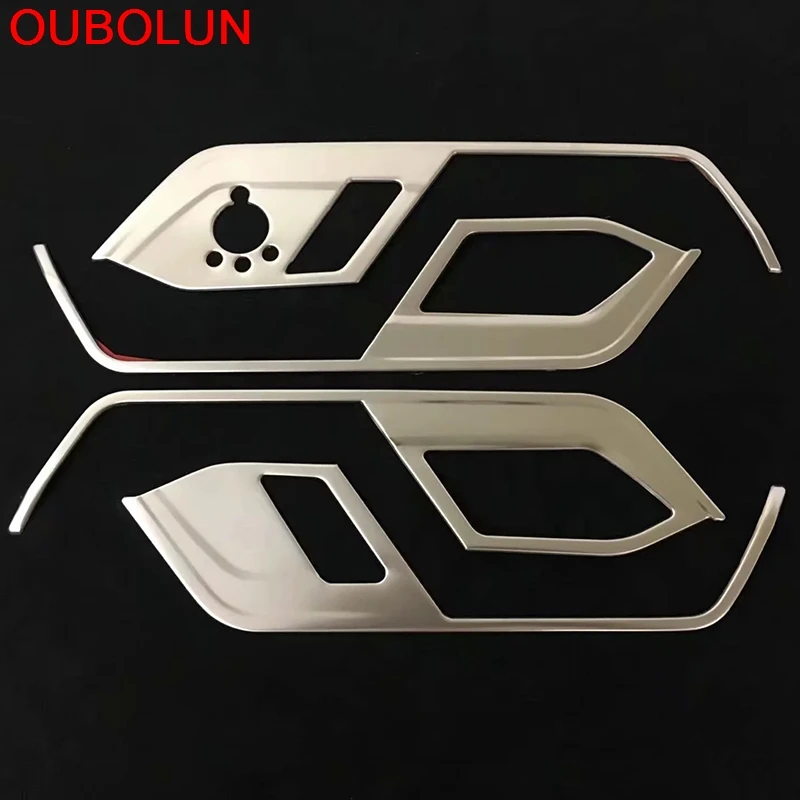 OUBOLUN для Volkswagen Passat B8 2016 2017 2018 внутренняя дверная ручка Чаша наклейка крышка