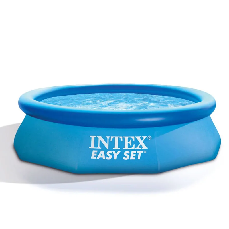 Intex 28110 высокое качество сверхбольших 244*76 см рыбный Gonflable рвется бассейн Zwembad Piscina