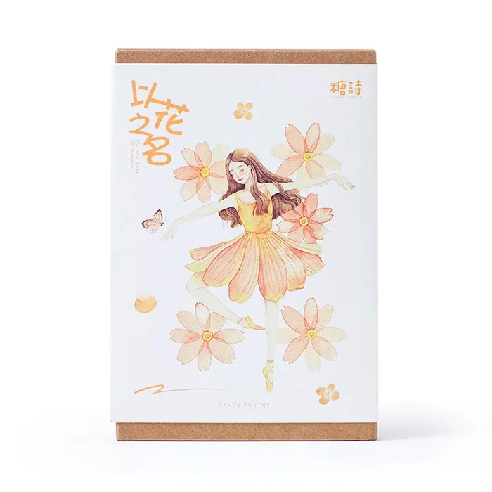 30 шт./лот красивая Цветочная сказочная открытка на Рождество и новый год|Визитки|