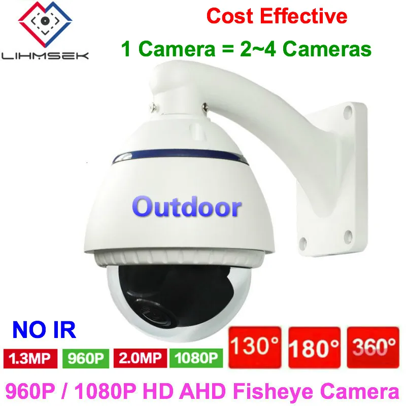 Камера видеонаблюдения Lihmsek HD 1080P рыбий глаз AHD 2 МП 960 720P 130 P 180 P|ahd 2mp|analog camerafisheye camera