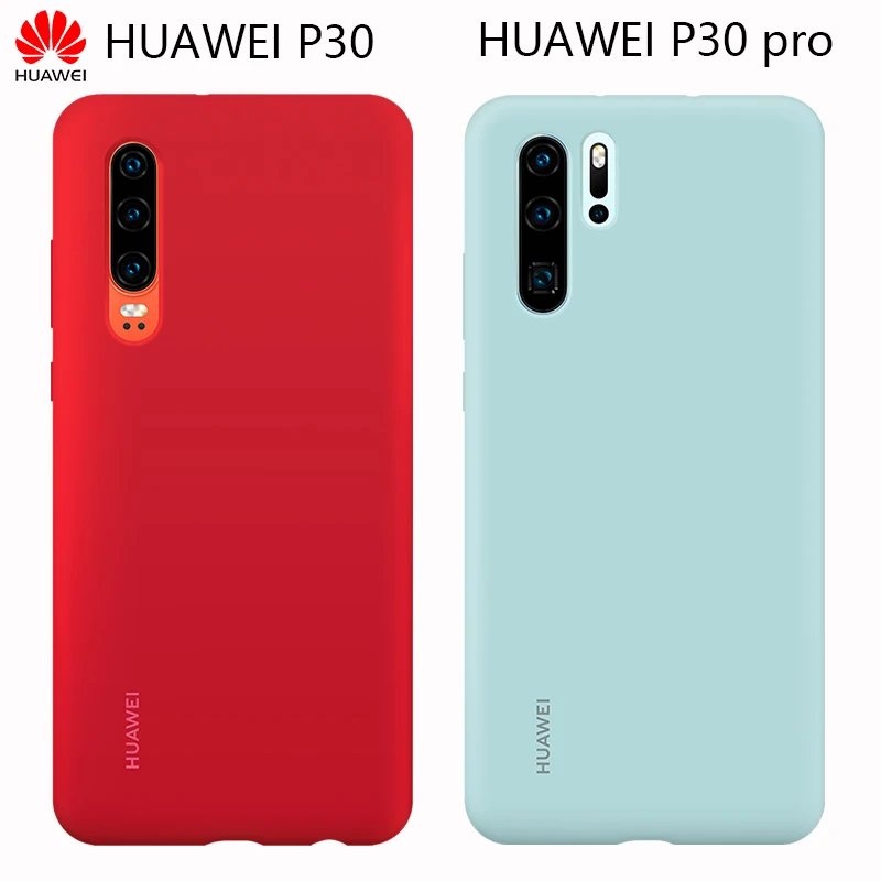 Официальный Мягкий силиконовый чехол huawei P30 Pro Чехол Стильный Анти-осенний ультра-тонкий задний чехол защитный чехол P30