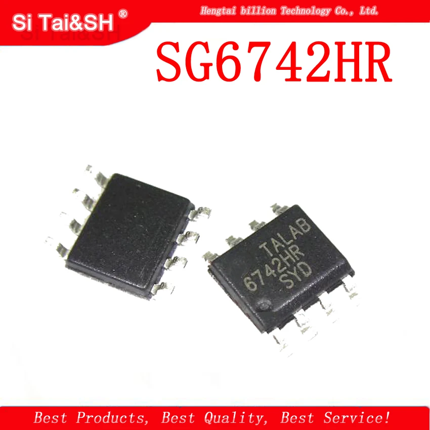 10 шт. SG6742HR SOP 8 FAN6742MR SOP8 SG6742 6742HR 6742MR SMD ЖК чип питания|Интегральные схемы| |