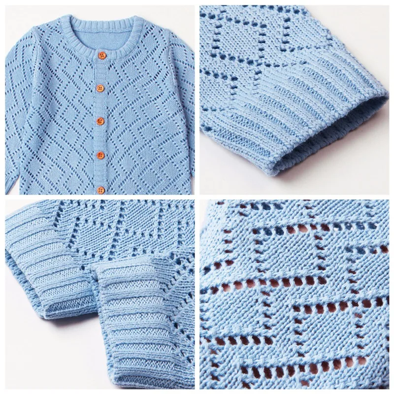 

New Baby Rompers Toddler Girls Overalls Autumn Long Sleeve Candy Color Infant Boys Jumpsuits Children Knitted Kids Clothes