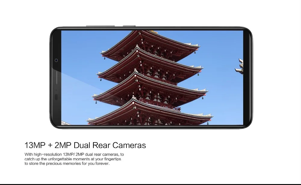 Cubot J7 MT6580 четырехъядерный 5,7 ''полный экран Android 9,0 2 Гб ОЗУ 16 Гб ПЗУ смартфон 2800 мАч 3G Face ID двойная камера мобильный телефон