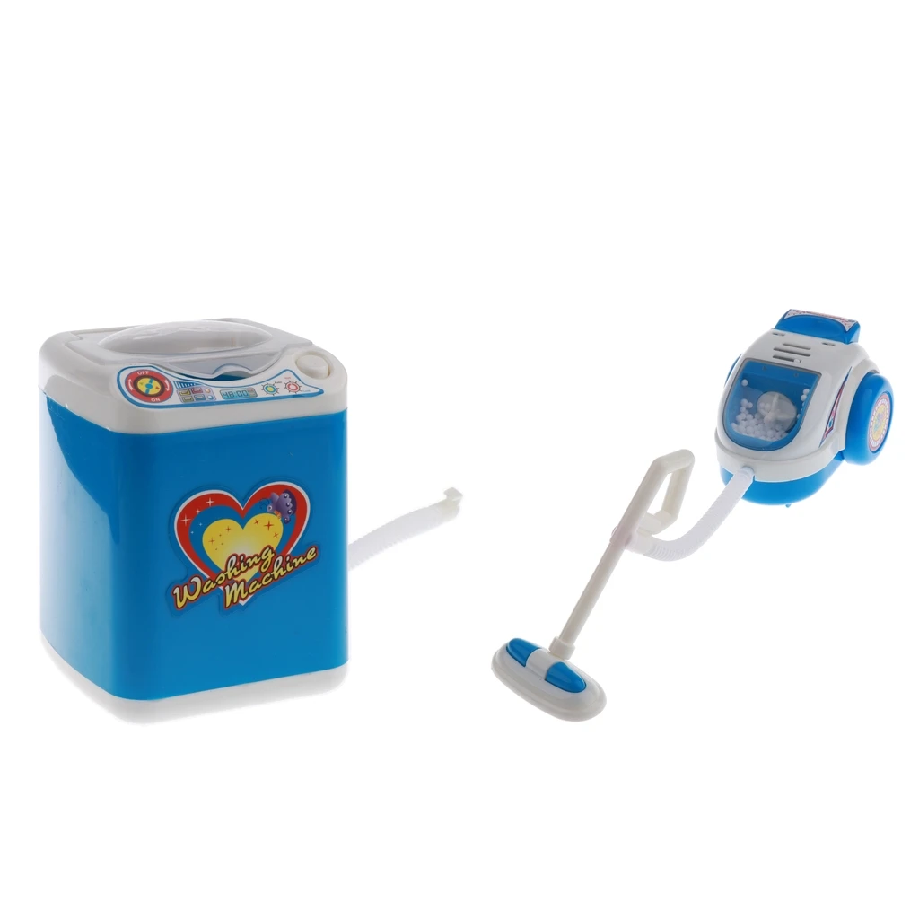 Имитация бытовой техники набор игрушек для дома (на батарейках) пылесос и