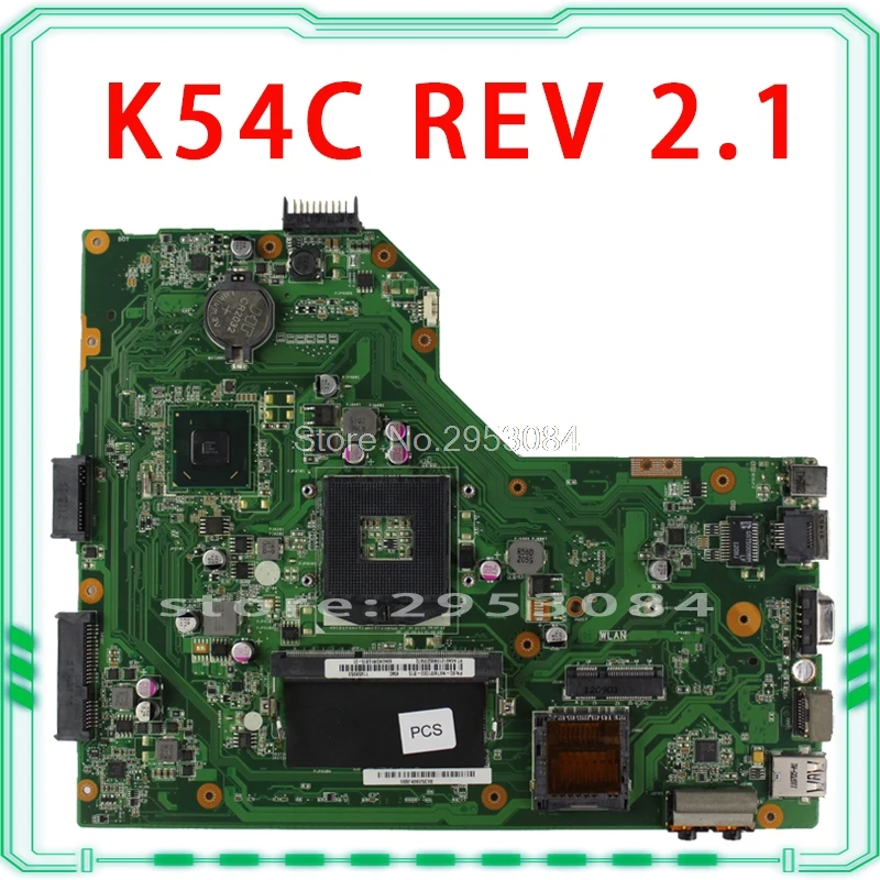 Дизайн для ASUS K54C X54C Материнская плата ноутбука K54C K54Ly K54hR REV: 2,1 HM65 PGA989 USB3.0 DDR3 VRAN 60-N9TMB1000 с оперативной памятью