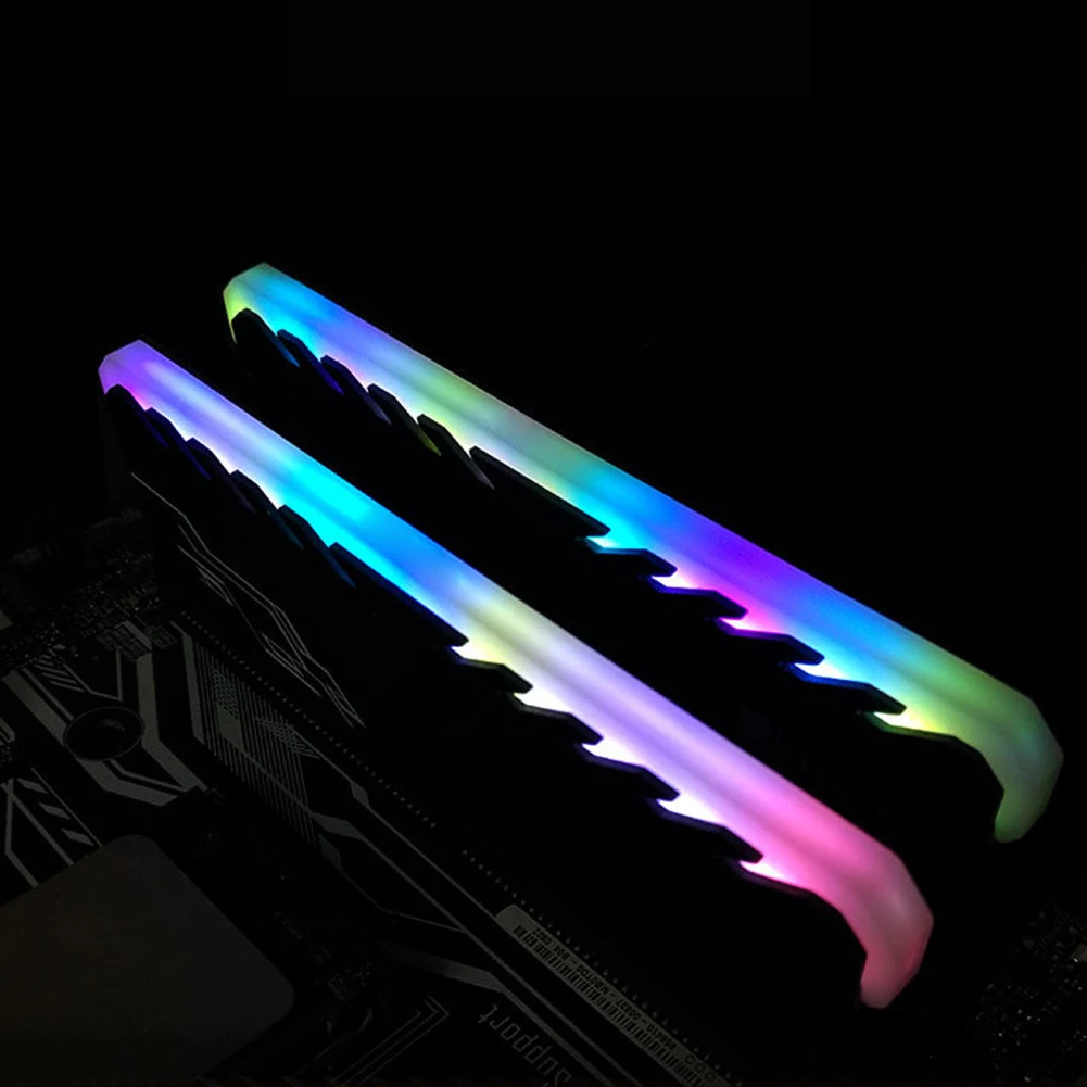 Красочный RGB светильник памяти ram кулер радиатор охлаждения жилет радиатор для DIY ПК настольный компьютер