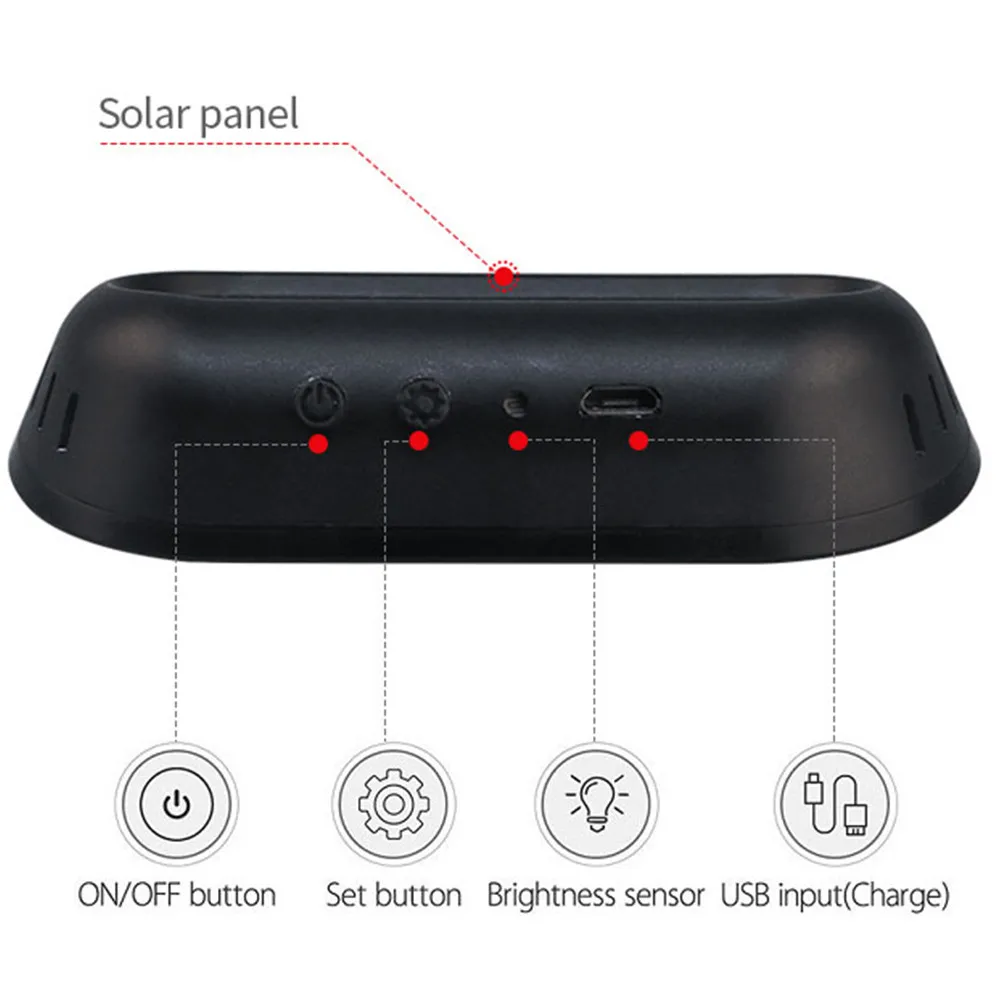 Лобовое стекло беспроводной цифровой автомобильный TPMS система контроля давления в шинах Мини Датчик солнечной энергии температура ЖК-монитор бар PSI DIY
