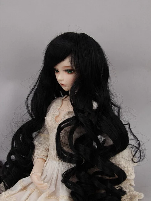 Зеленый и синий BJD кукла хлоя большие волны парик завод прямые продажи |