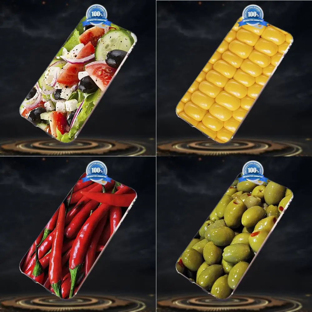 Красочные овощи морковь сладкая кукуруза помидоры для Apple iPhone X 4 фотоэлемент 5 5C SE