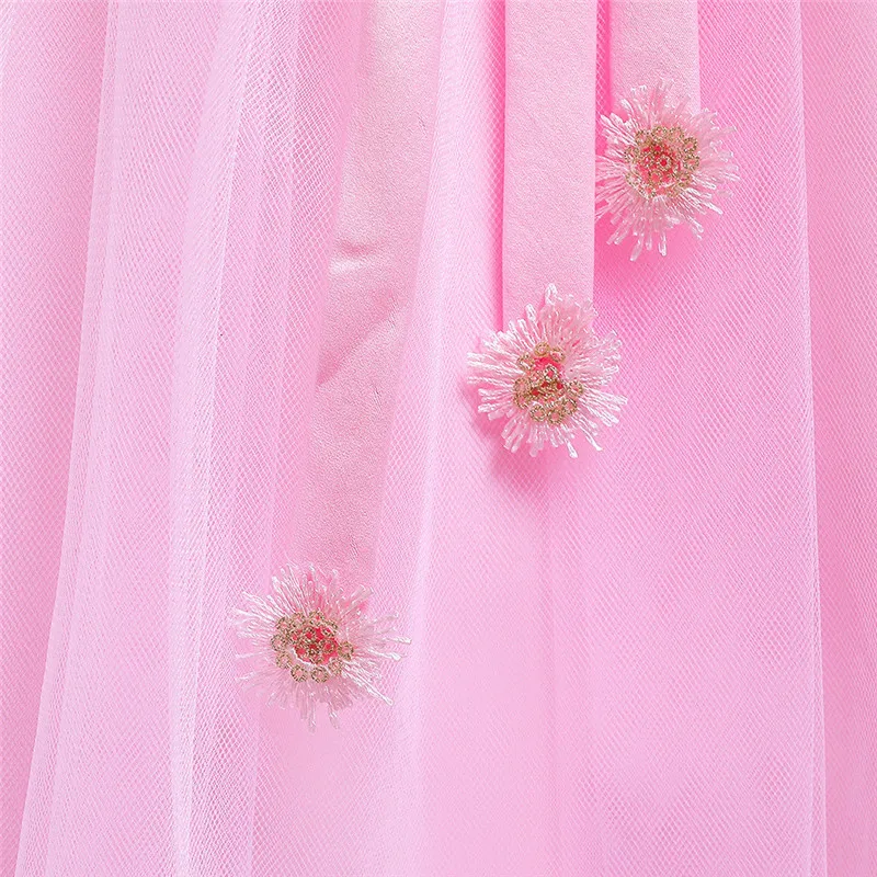 Одежда для девочек Платье для первого причастия для девочек; элегантная Свадебная вечеринка платье костюм для детей кружевное платье для подружки невесты; вечернее платье для девочек