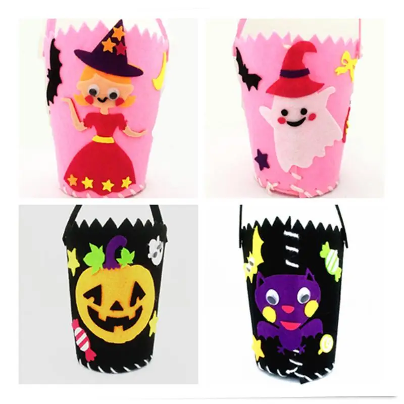 1 шт. Красочные Хэллоуин сладкий подарок в сумочке сумки тыквы мешки Hallowmas для