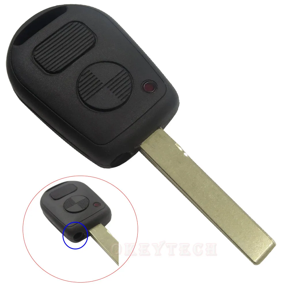 OkeyTech 3 кнопки дистанционного авто ключ оболочки для BMW e90 E31 E32 e34 e36 e38 e39 e46 e60 Z3 x5 e53