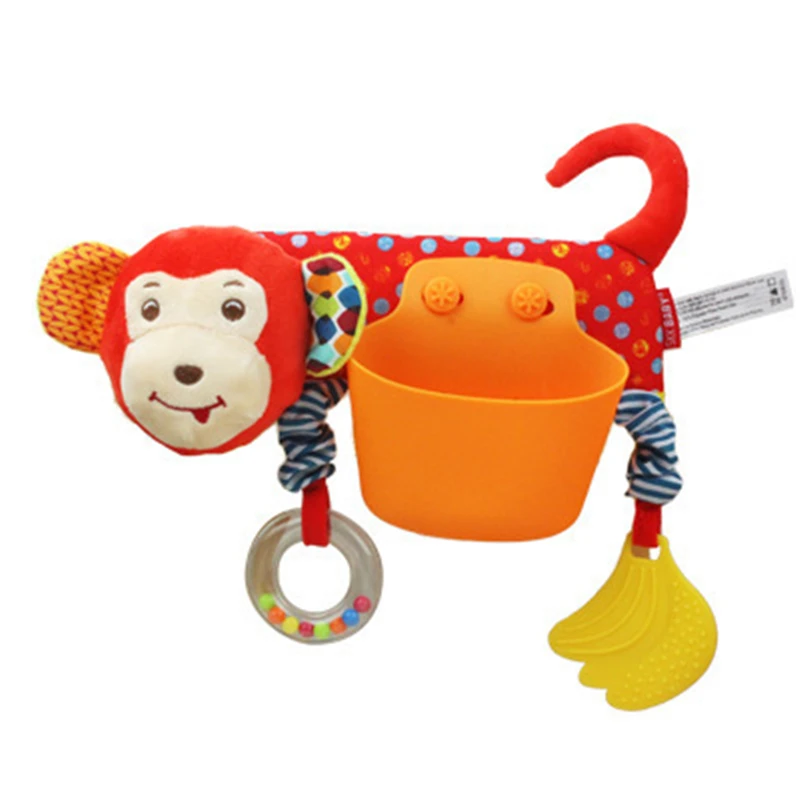 Multifunction Baby Teether Trolley Storage Bag Infant Carriage Cute Pocket Bed Hanging Stroller Car Cart Accessories | Мать и ребенок