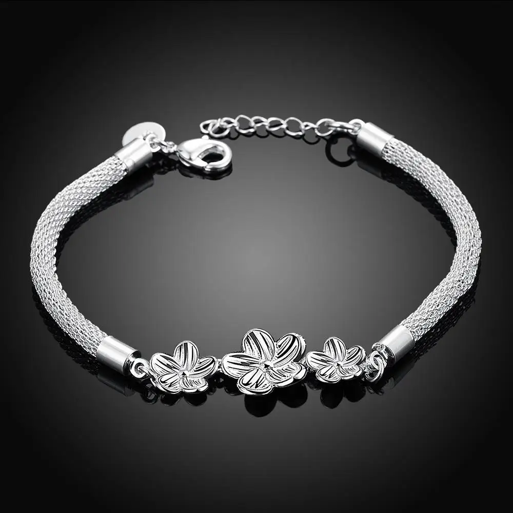Flowers Statement Adjustable Simple Design Bracelets For Women Charm Romantic Bracelet Jewelry Accessories Love Gift | Украшения и
