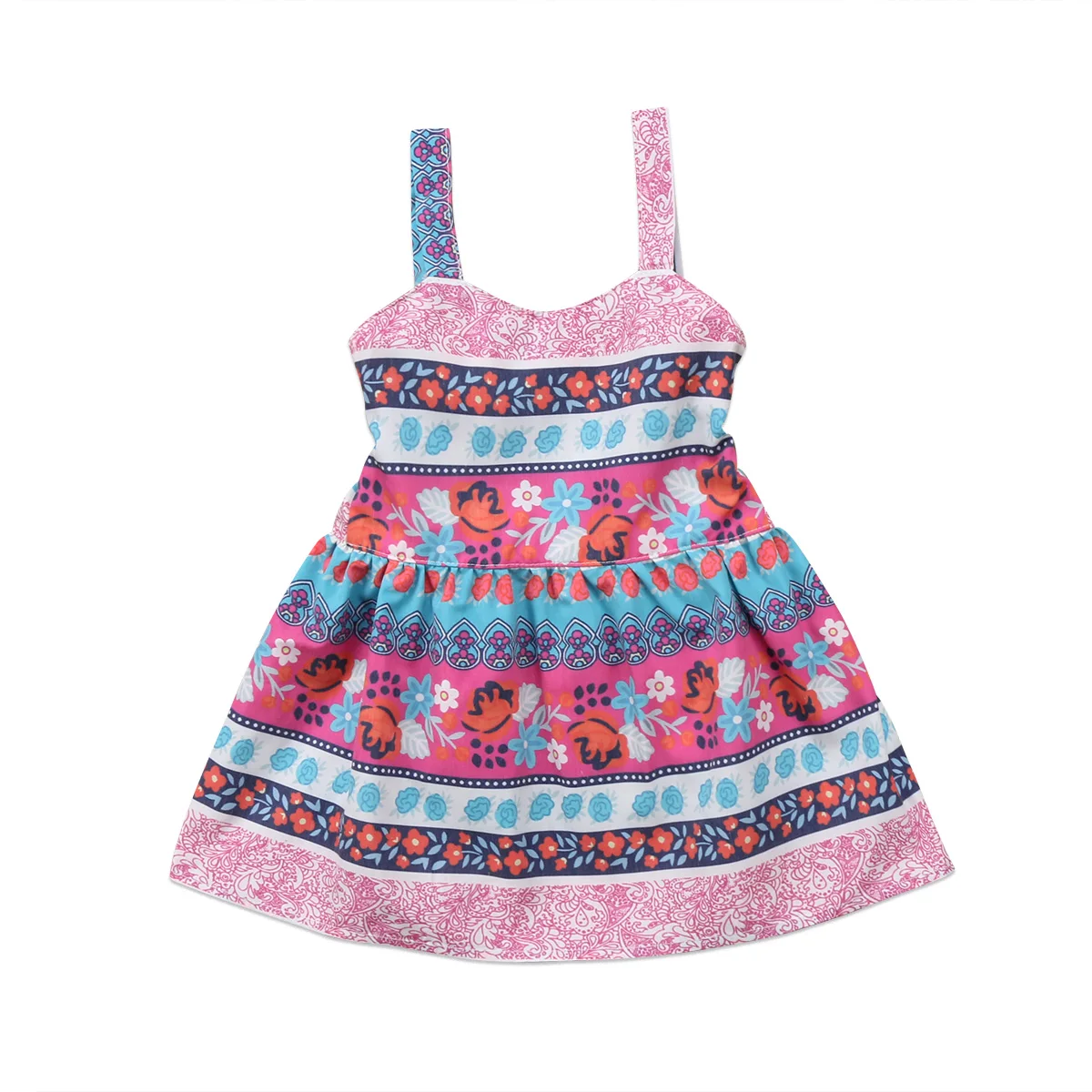 Newborn Girls Baby BOHO Dress Toddler Kids Clothes Flower Party Dresses Tutu | Детская одежда и обувь