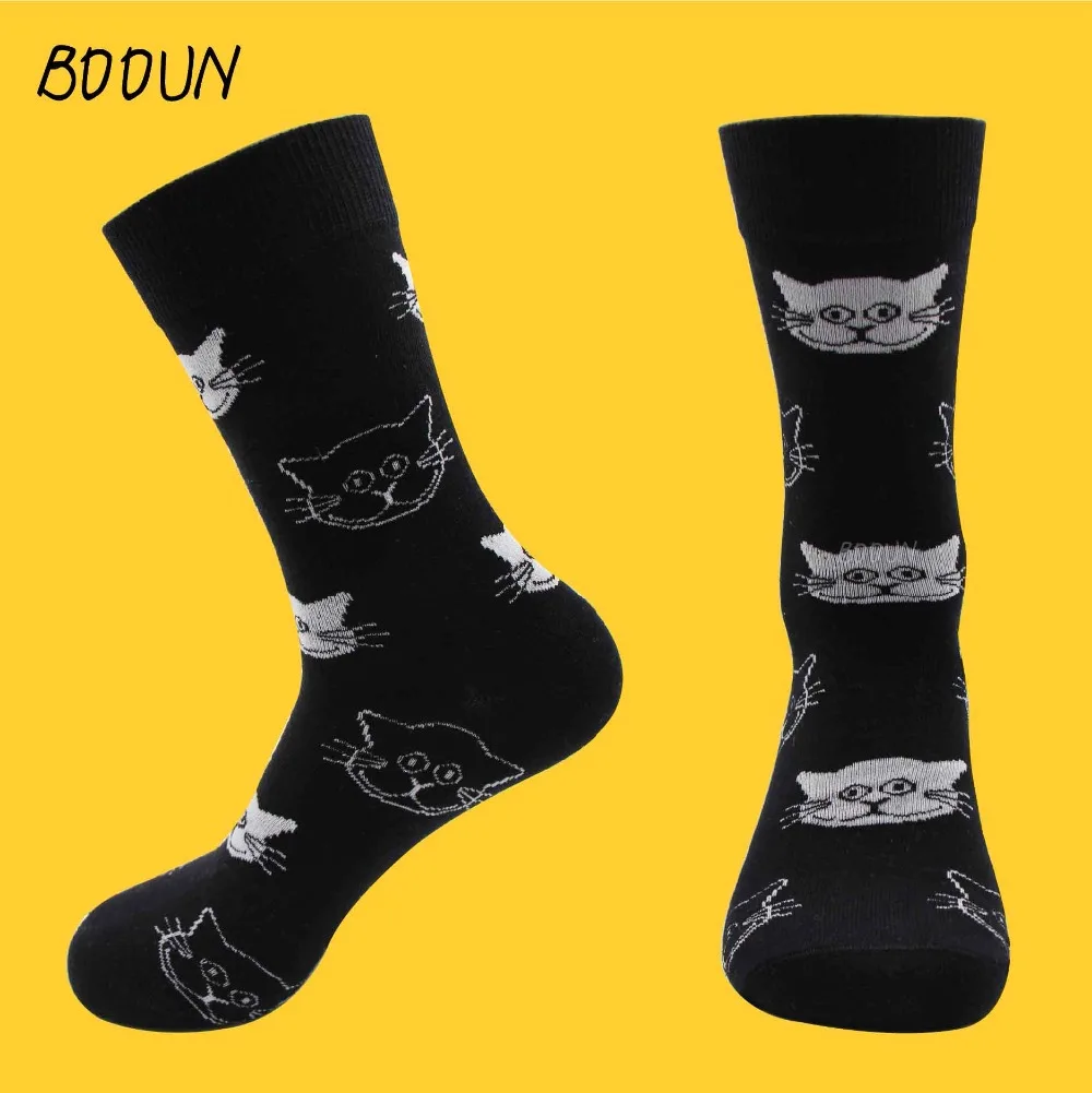 Happy Носки весна лето осень забавные пара Красочные коттоновые носки дышащая