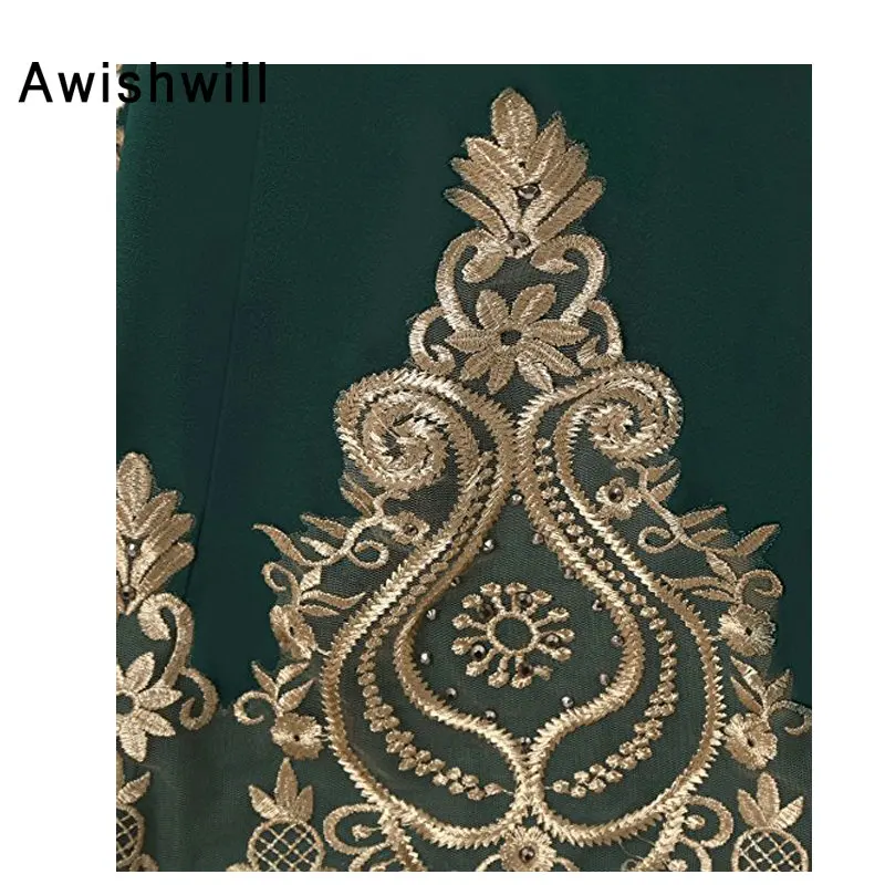 Новые вечерние платья Дубая 2020 с плащом, золотым кружевом, длинными рукавами, рыбьим хвостом для женщин, формальные платья Vestido Longo.