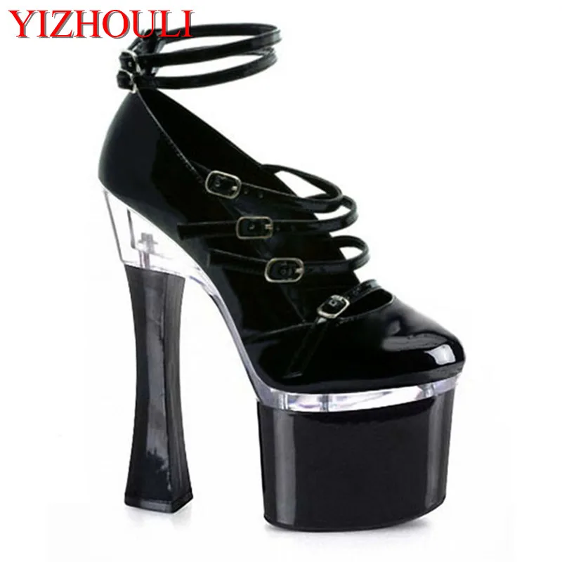 

Соблазнительная пикантная удобная обувь принцессы с ремешком на щиколотке обувь на высоком каблуке 18 см тонкие туфли в римском стиле на высоком каблуке 7 дюймов с перекрестными ремешками