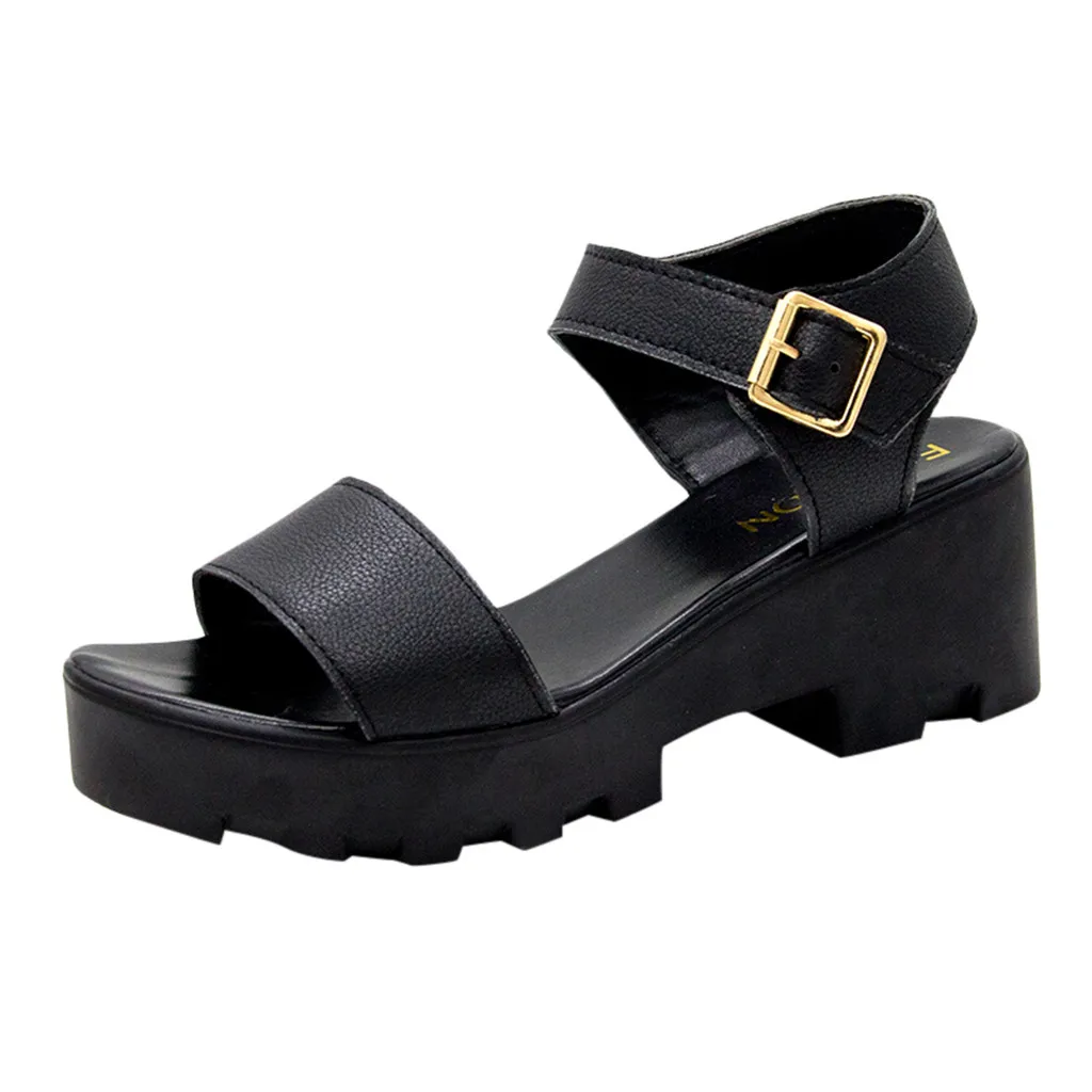 Сандалии SAGACE Женские однотонные Повседневные Удобные босоножки пикантная