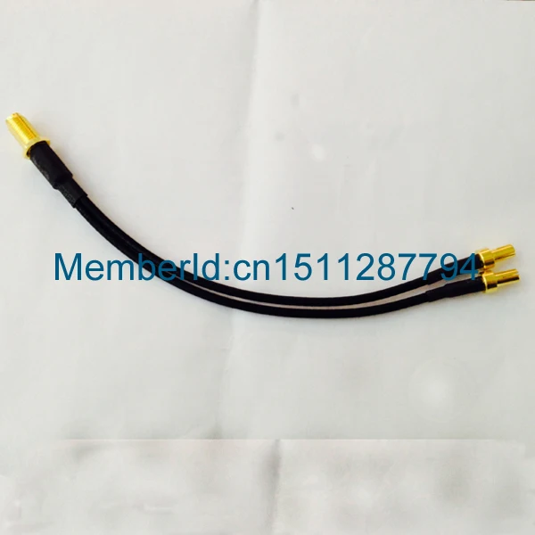 Сплиттер Сумматор RG174 X 15 см 1 шт./RP SMA female to Y type 2xTS9 сплиттер соединительный кабель|rp