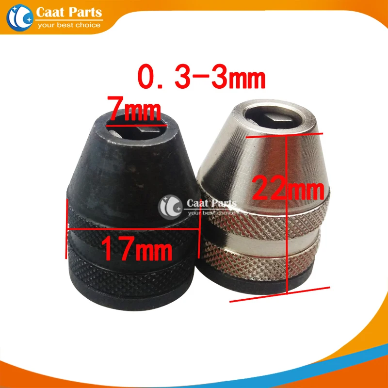 

0.3-3mm Electric Drill Chuck Universal Multi Chuck For Dremel Rotary Tools Cut Grind Saw Metal Wood Quick Change Chuck