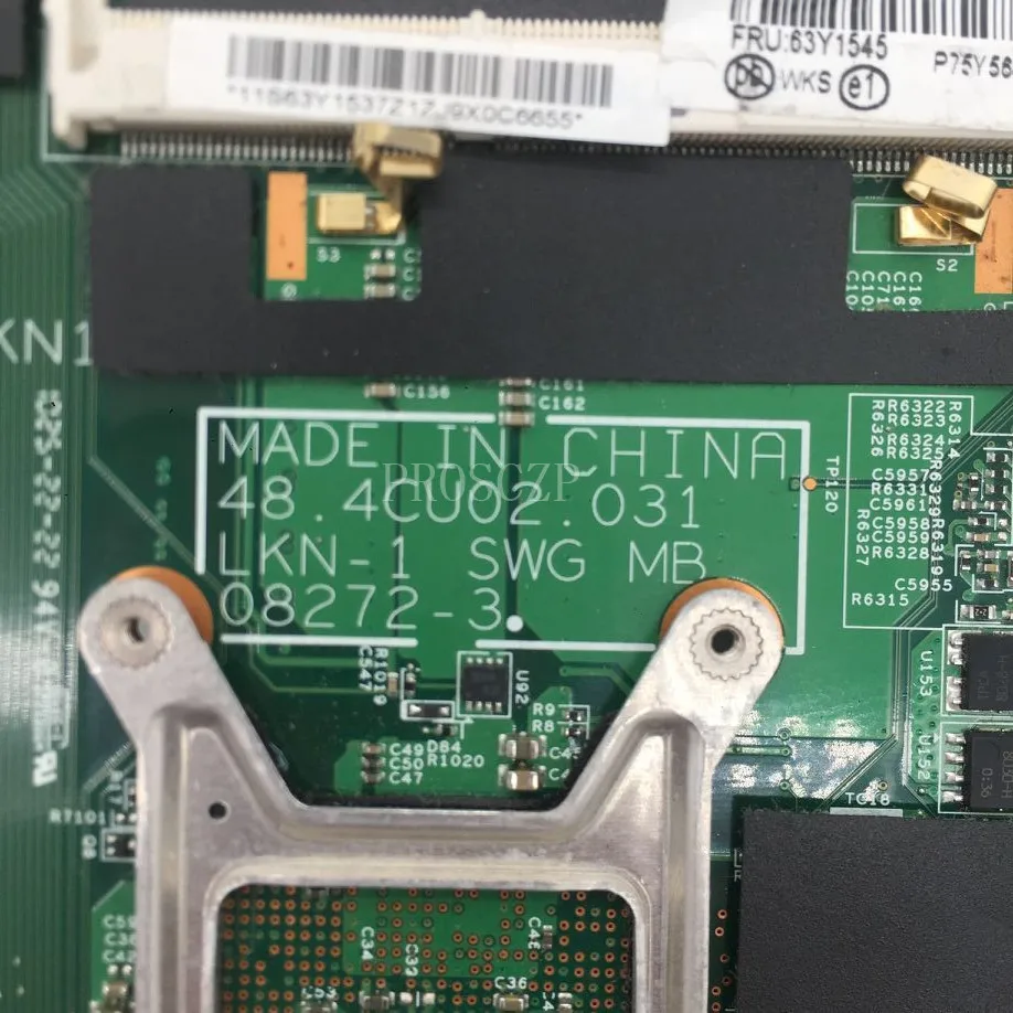 Бесплатная доставка материнской платы для ноутбука T510 T510I 63Y1545 48 4cu02. 031 08272-3 DDR3