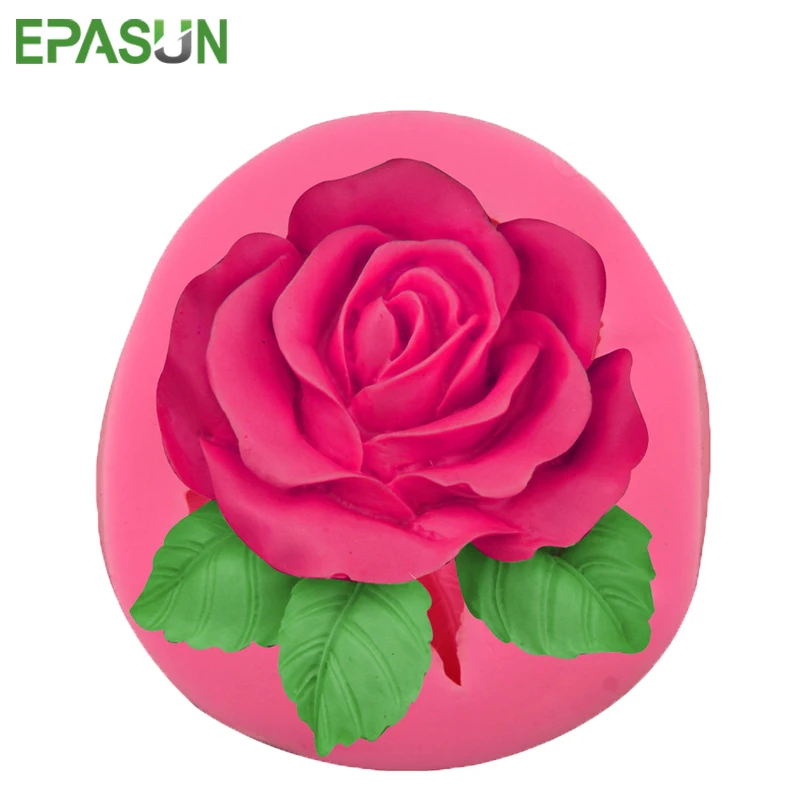 

3d Flower Silicone Soap Mould Large Rose Silikon Form Fondant Cake Decorating Tool DIY Resin for Making Mould Handmade Craft