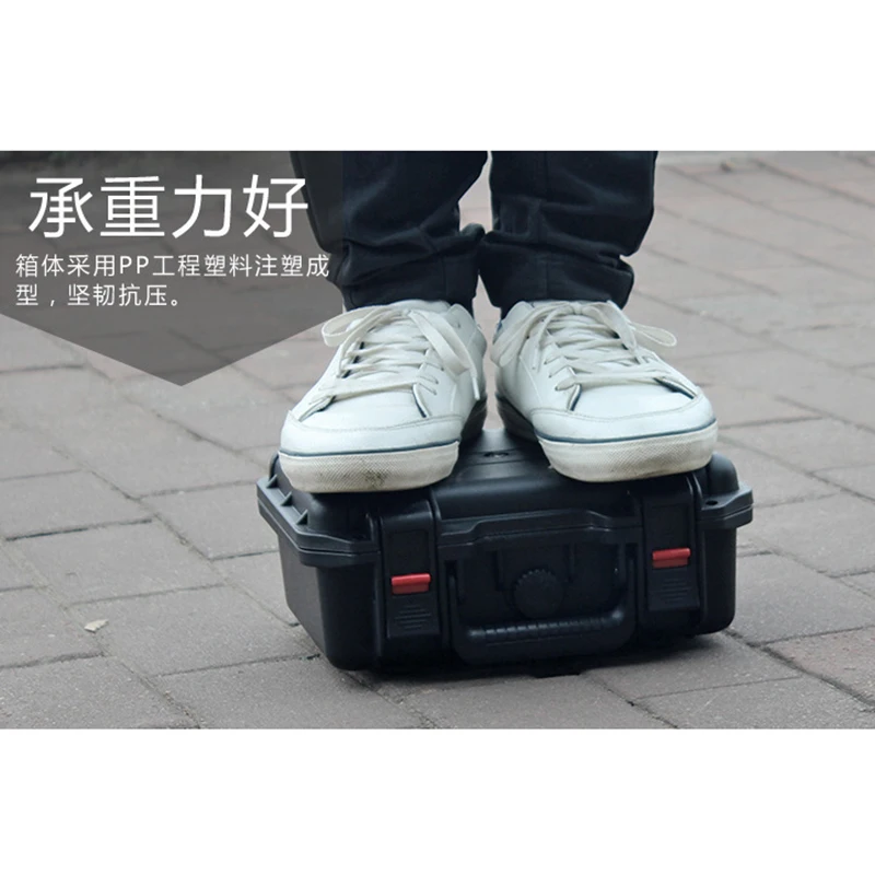 283*246*124mm Protective Safety Toolbox Abs Plastic Sealed Waterproof Equipment Case Photographic Instrument Tool | Инструменты