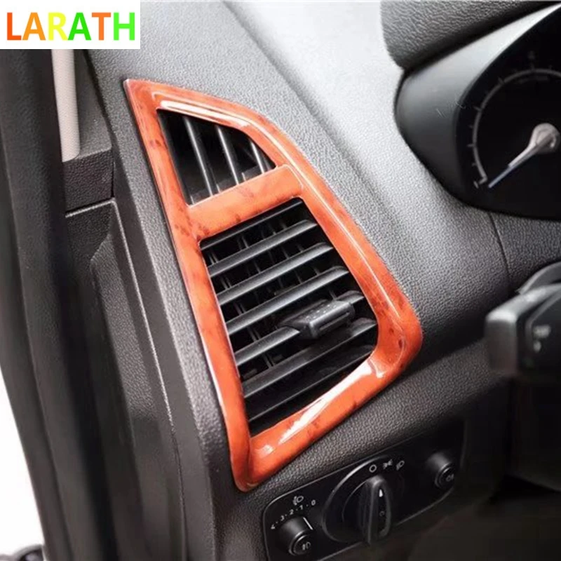 Для Ford ecosport 2013 2017 ABS углеродное волокно кондиционирование воздуха Вентиляция