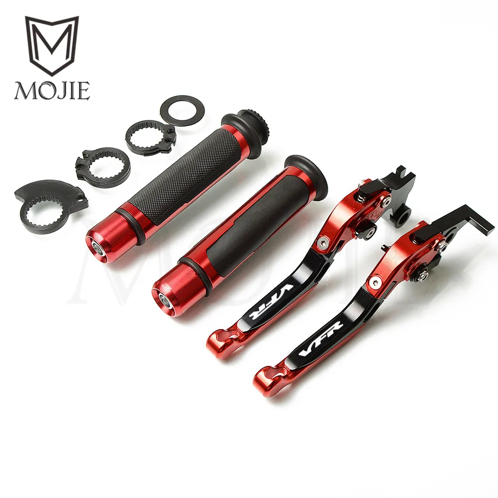 Black Red Для Honda VFR800 VFR 800 VTEC 2002-2008 2003 2004 2005 2006 2007 Мотоцикл с ЧПУ регулируемый тормозной рычаг сцепления ручками Набор - Цвет: Black Red
